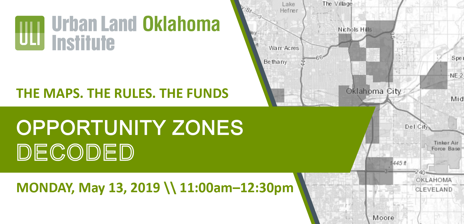 ULI Oklahoma Luncheon Opportunity Zones Decoded (OKC) Northwest Arkansas